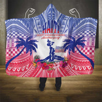 Haiti Independence Day Hooded Blanket Neg Maron Polynesian Style LT05 - Polynesian Pride