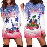 Personalised Haiti Independence Day Hoodie Dress Neg Maron Polynesian Style LT05 - Polynesian Pride