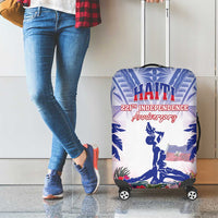 Haiti Independence Day Luggage Cover Neg Maron Polynesian Style