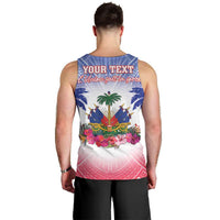 Personalised Haiti Independence Day Men Tank Top Neg Maron Polynesian Style LT05 - Polynesian Pride
