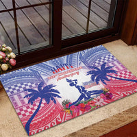 Haiti Independence Day Rubber Doormat Neg Maron Polynesian Style LT05 - Polynesian Pride