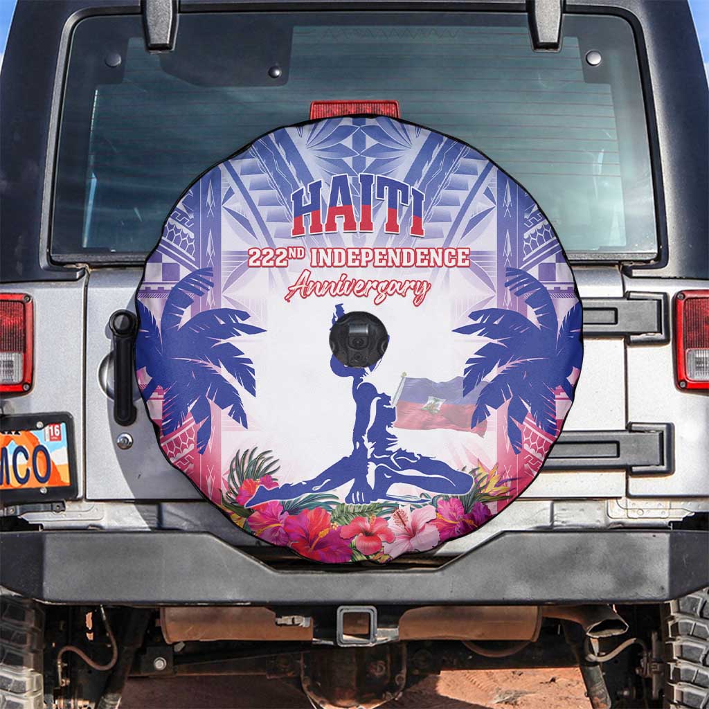 Haiti Independence Day Spare Tire Cover Neg Maron Polynesian Style LT05 - Polynesian Pride