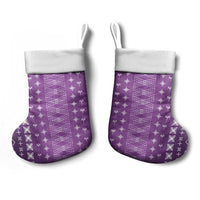 Purple Samoa Malu Tattoo Inspired Christmas Stocking - Polynesian Pride