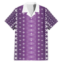 Purple Samoa Malu Tattoo Inspired Family Matching Mermaid Dress and Hawaiian Shirt - Polynesian Pride
