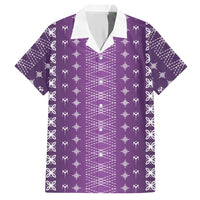 Purple Samoa Malu Tattoo Inspired Hawaiian Shirt LT05 Purple - Polynesian Pride