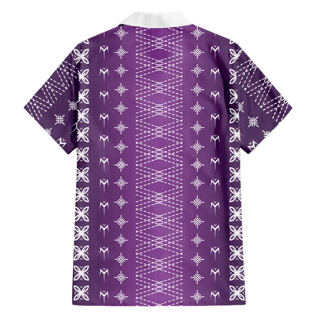 Purple Samoa Malu Tattoo Inspired Hawaiian Shirt LT05 - Polynesian Pride