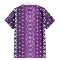 Purple Samoa Malu Tattoo Inspired Hawaiian Shirt LT05 - Polynesian Pride
