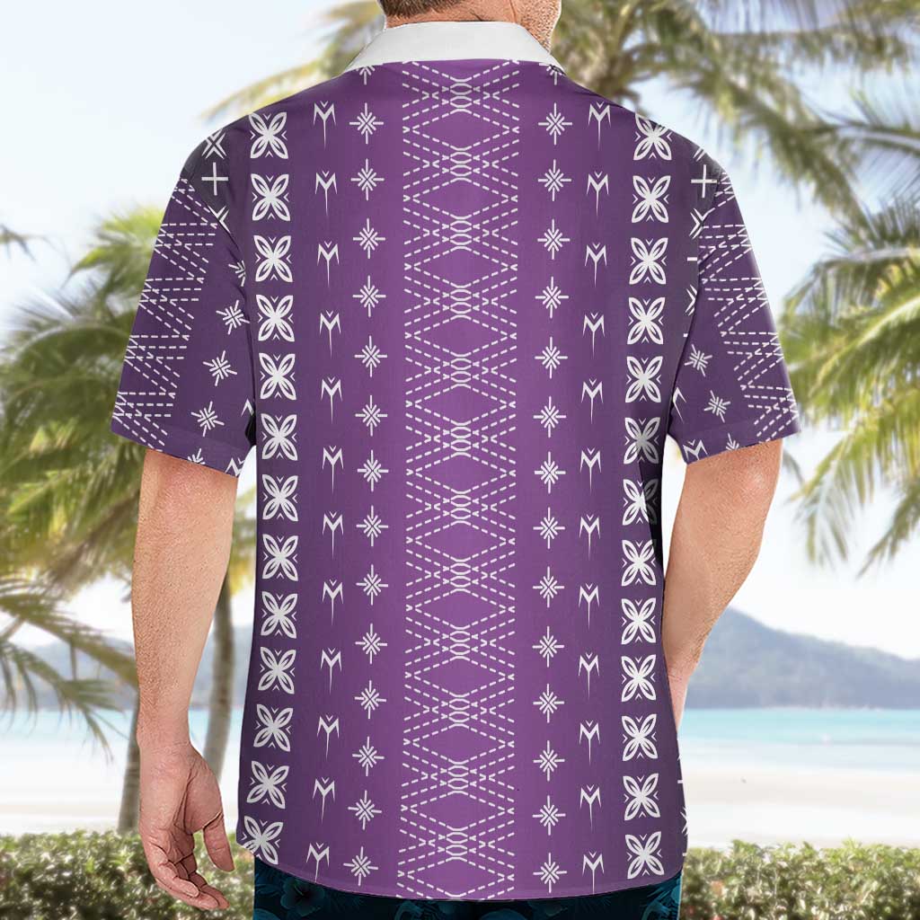 Purple Samoa Malu Tattoo Inspired Hawaiian Shirt LT05 - Polynesian Pride