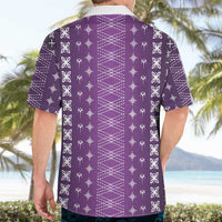Purple Samoa Malu Tattoo Inspired Hawaiian Shirt LT05 - Polynesian Pride