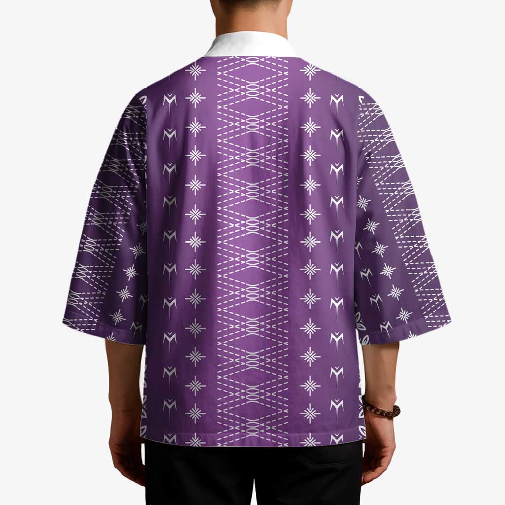 Purple Samoa Malu Tattoo Inspired Kimono LT05 - Polynesian Pride