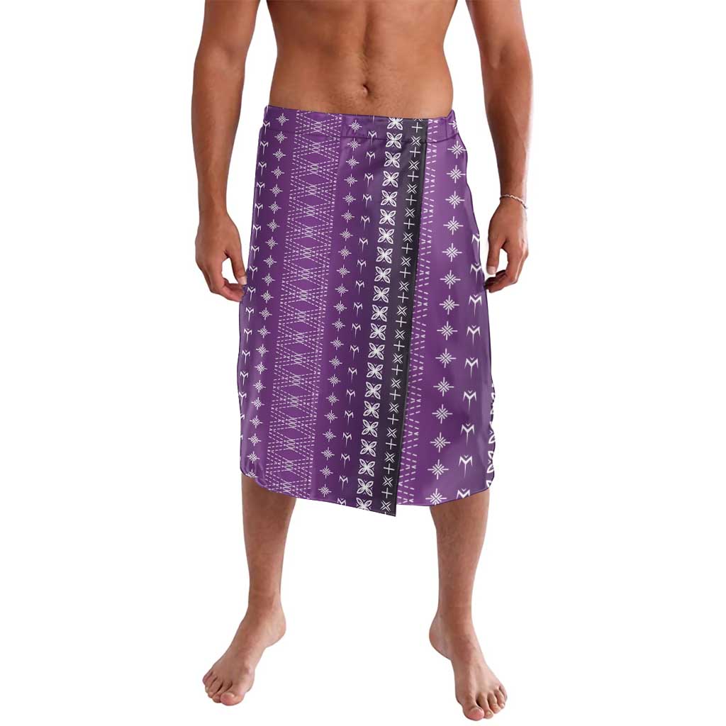 Purple Samoa Malu Tattoo Inspired Lavalava LT05 Purple - Polynesian Pride