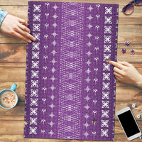 Purple Samoa Malu Tattoo Inspired Puzzle LT05 Purple - Polynesian Pride