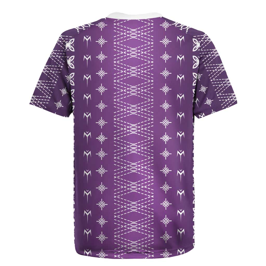 Purple Samoa Malu Tattoo Inspired Rugby Jersey - Polynesian Pride