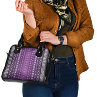 Purple Samoa Malu Tattoo Inspired Shoulder Handbag LT05 - Polynesian Pride
