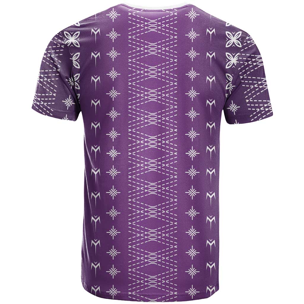 Purple Samoa Malu Tattoo Inspired T Shirt - Polynesian Pride