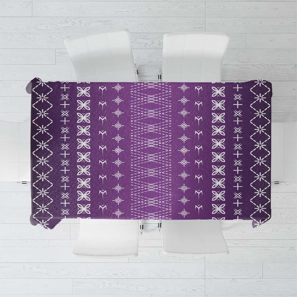 Purple Samoa Malu Tattoo Inspired Tablecloth LT05 Purple - Polynesian Pride