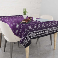 Purple Samoa Malu Tattoo Inspired Tablecloth LT05 - Polynesian Pride