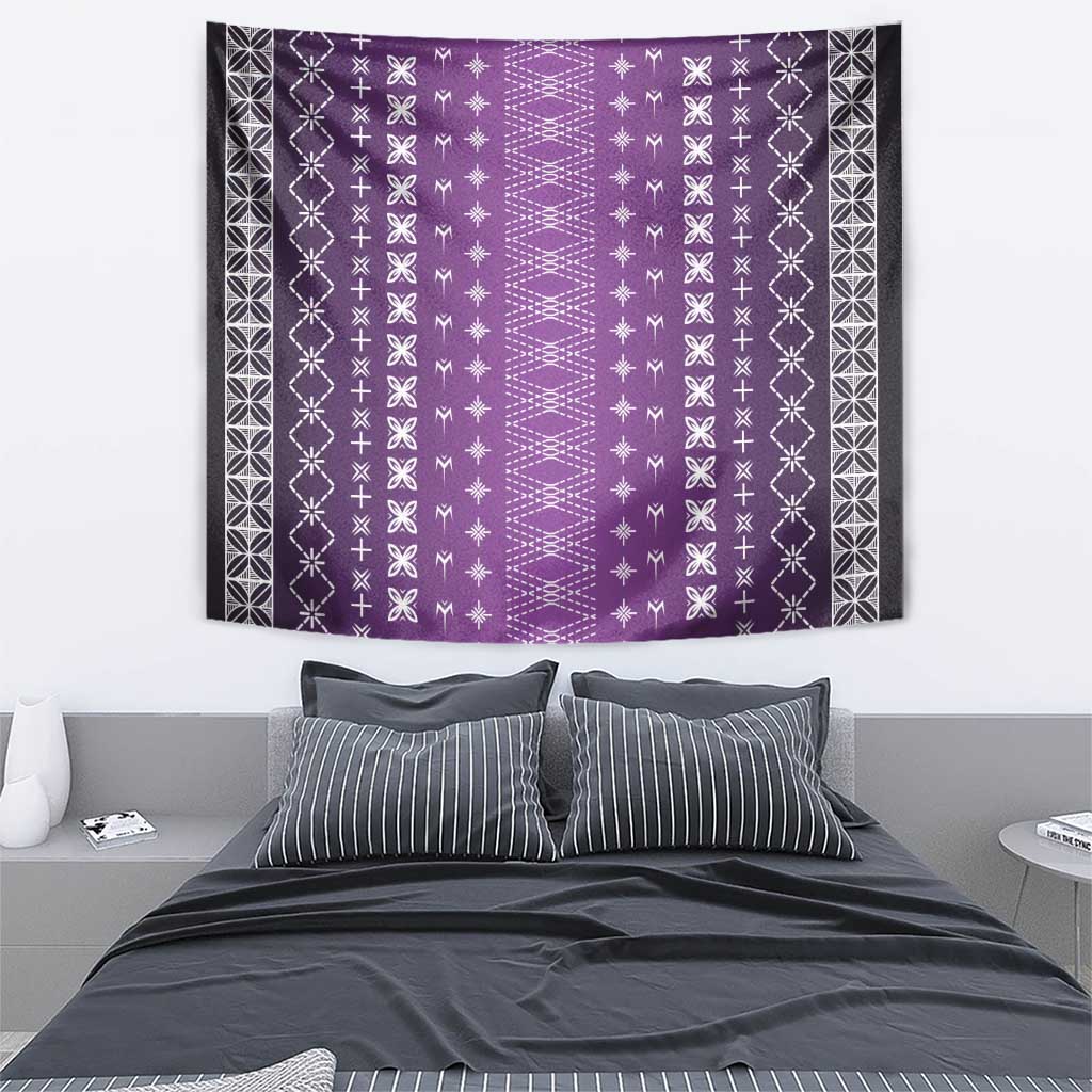 Purple Samoa Malu Tattoo Inspired Tapestry - Polynesian Pride