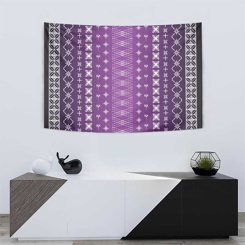 Purple Samoa Malu Tattoo Inspired Tapestry - Polynesian Pride