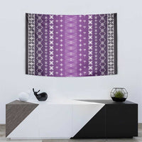 Purple Samoa Malu Tattoo Inspired Tapestry - Polynesian Pride