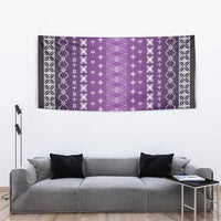 Purple Samoa Malu Tattoo Inspired Tapestry - Polynesian Pride