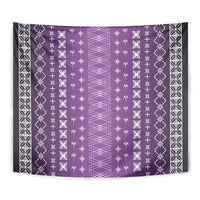 Purple Samoa Malu Tattoo Inspired Tapestry - Polynesian Pride