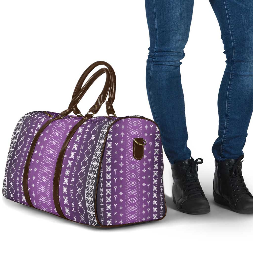 Purple Samoa Malu Tattoo Inspired Travel Bag - Polynesian Pride