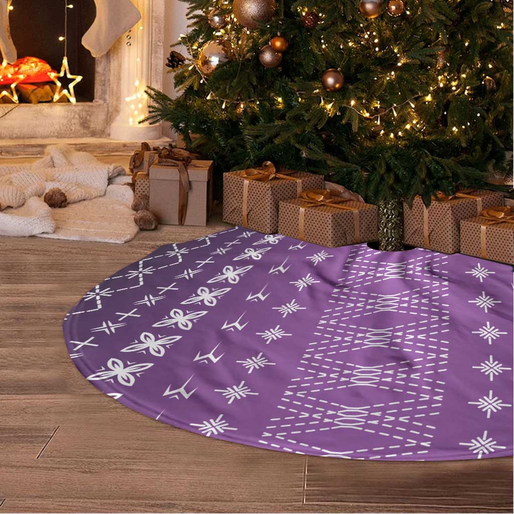 Purple Samoa Malu Tattoo Inspired Tree Skirt LT05 - Polynesian Pride