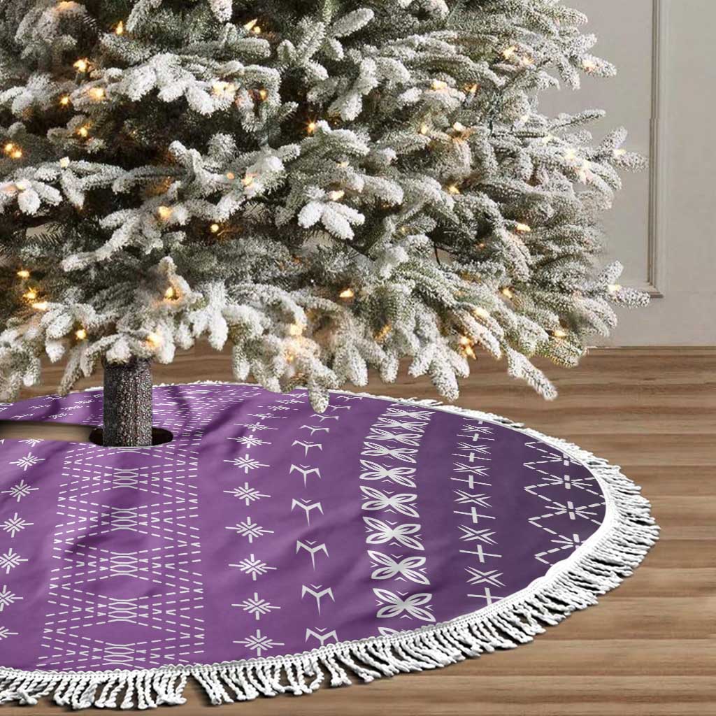 Purple Samoa Malu Tattoo Inspired Tree Skirt LT05 - Polynesian Pride