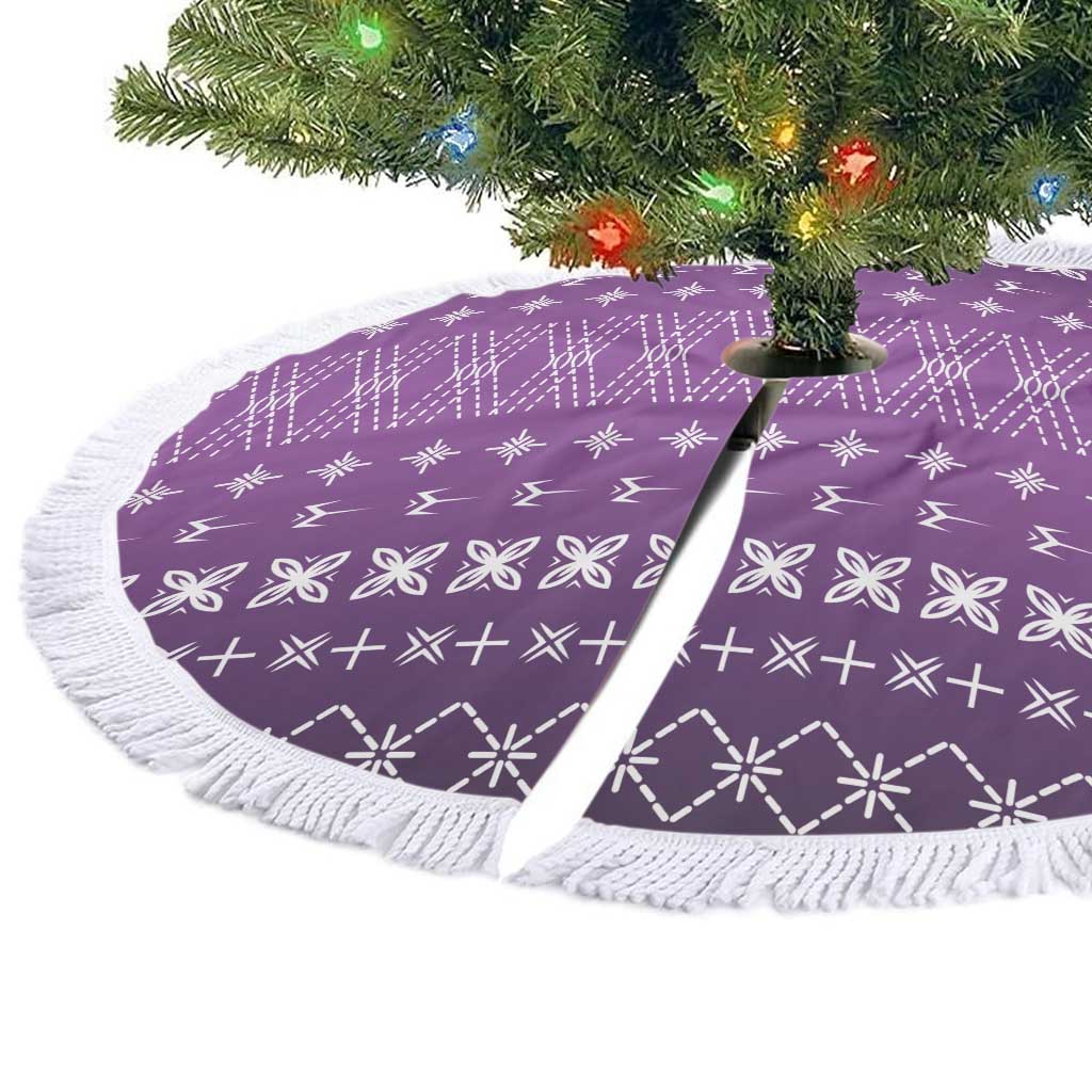 Purple Samoa Malu Tattoo Inspired Tree Skirt LT05 - Polynesian Pride
