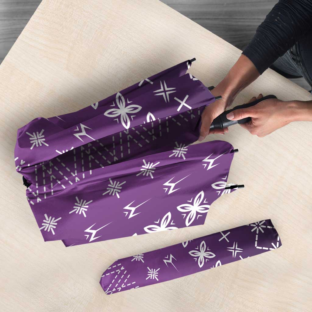 Purple Samoa Malu Tattoo Inspired Umbrella LT05 - Polynesian Pride