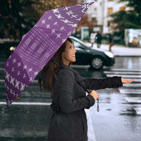 Purple Samoa Malu Tattoo Inspired Umbrella LT05 - Polynesian Pride
