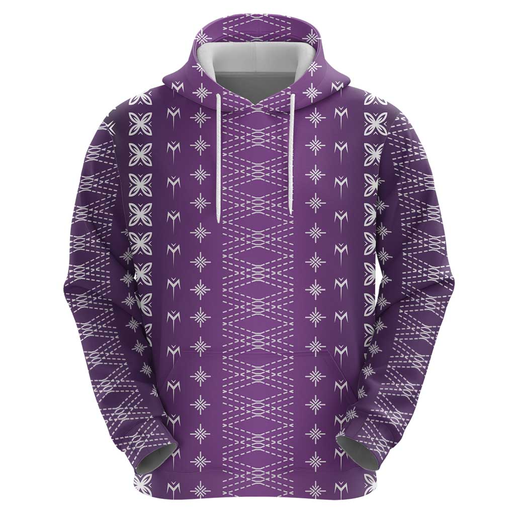 Purple Samoa Malu Tattoo Inspired Zip Hoodie LT05 - Polynesian Pride