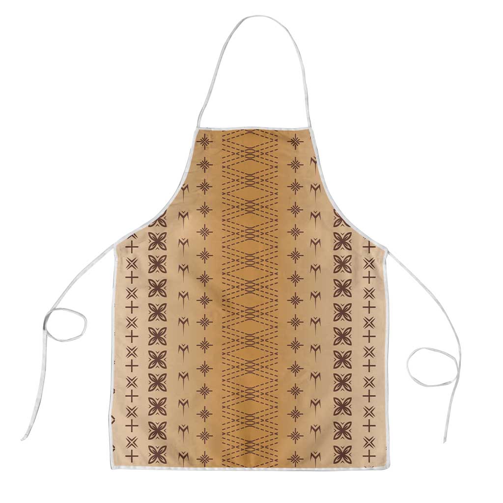 Beige Samoa Malu Tattoo Inspired Apron - Polynesian Pride