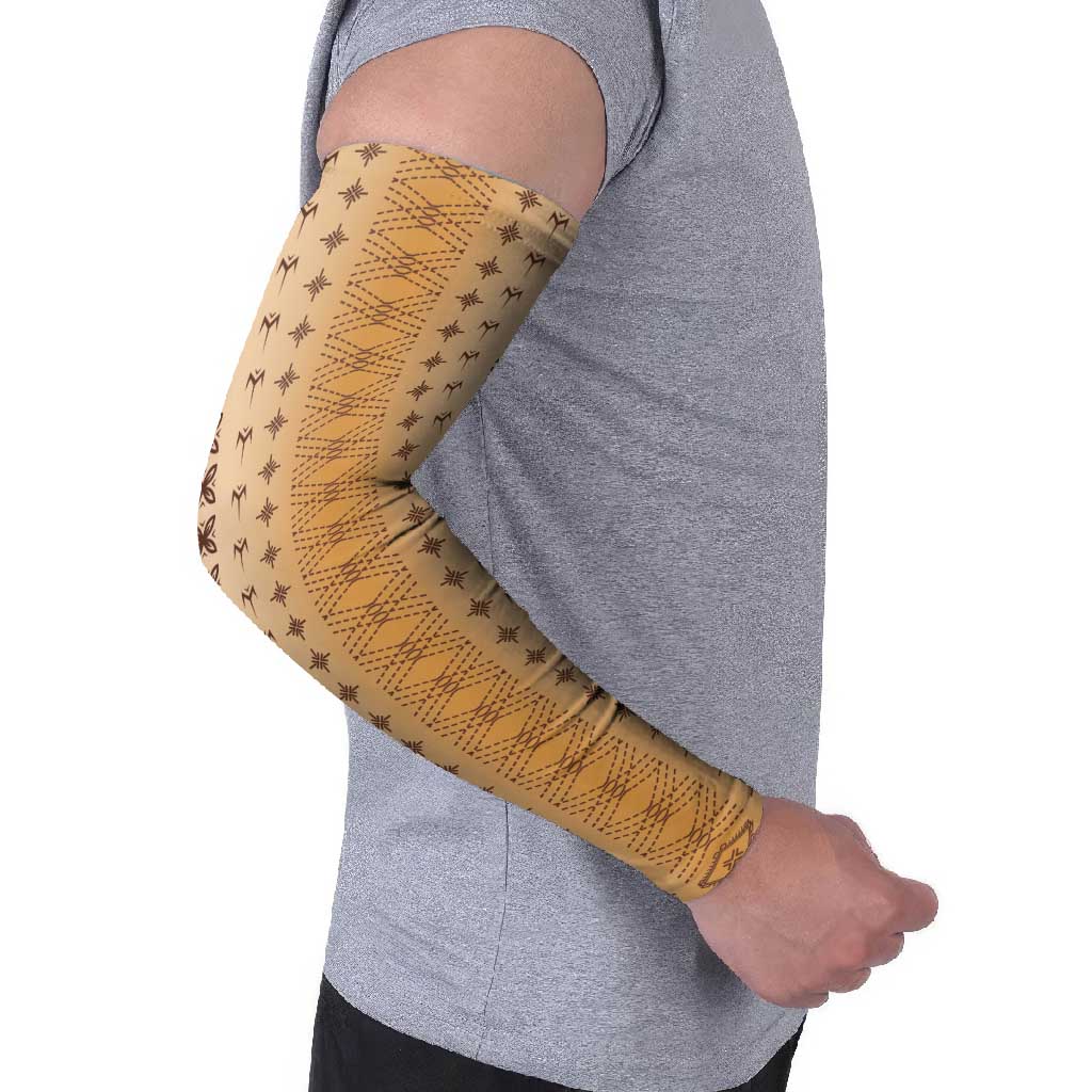 Beige Samoa Malu Tattoo Inspired Arm Sleeves LT05 - Polynesian Pride
