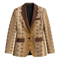 Beige Samoa Malu Tattoo Inspired Blazer - Polynesian Pride