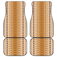 Beige Samoa Malu Tattoo Inspired Car Mats LT05 - Polynesian Pride