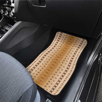 Beige Samoa Malu Tattoo Inspired Car Mats LT05 - Polynesian Pride