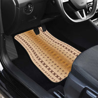 Beige Samoa Malu Tattoo Inspired Car Mats LT05 - Polynesian Pride