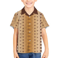 Beige Samoa Malu Tattoo Inspired Hawaiian Shirt LT05 - Polynesian Pride