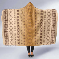 Beige Samoa Malu Tattoo Inspired Hooded Blanket LT05 One Size Beige - Polynesian Pride