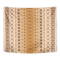 Beige Samoa Malu Tattoo Inspired Tapestry - Polynesian Pride