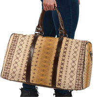 Beige Samoa Malu Tattoo Inspired Travel Bag - Polynesian Pride