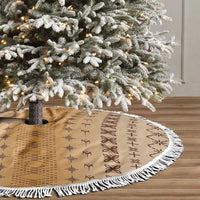 Beige Samoa Malu Tattoo Inspired Tree Skirt LT05 - Polynesian Pride