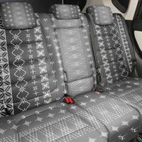 Black Samoa Malu Tattoo Inspired Back Car Seat Cover - Polynesian Pride