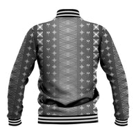 Black Samoa Malu Tattoo Inspired Baseball Jacket - Polynesian Pride