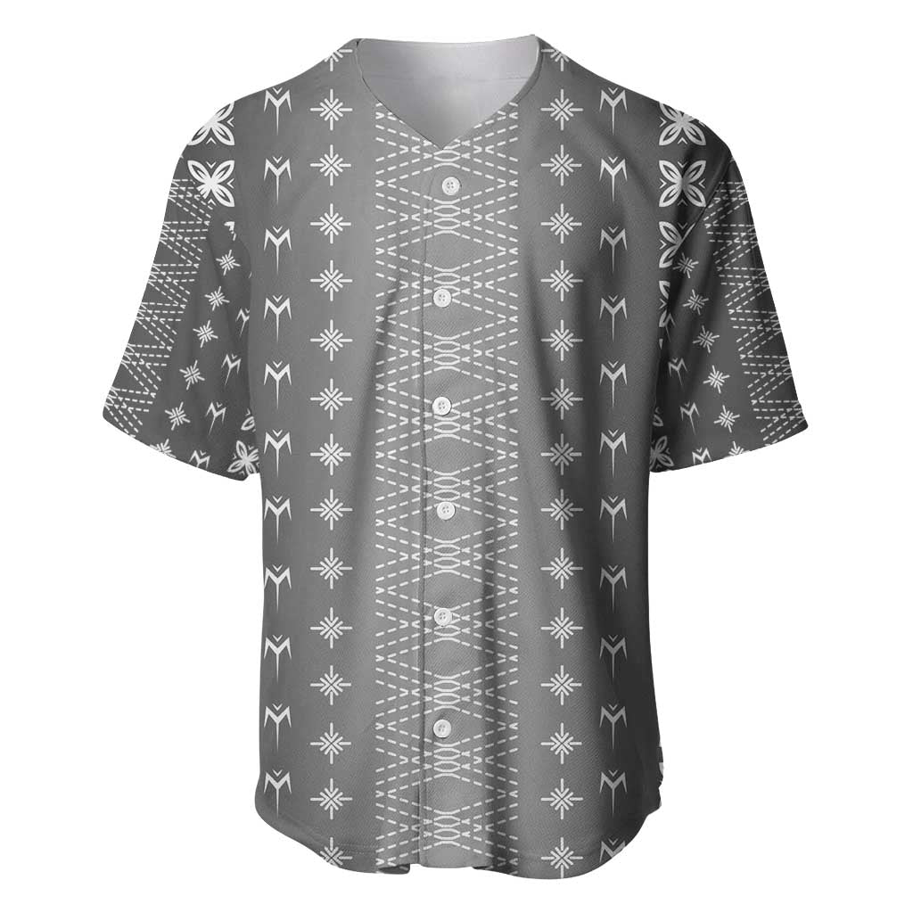 Black Samoa Malu Tattoo Inspired Baseball Jersey - Polynesian Pride