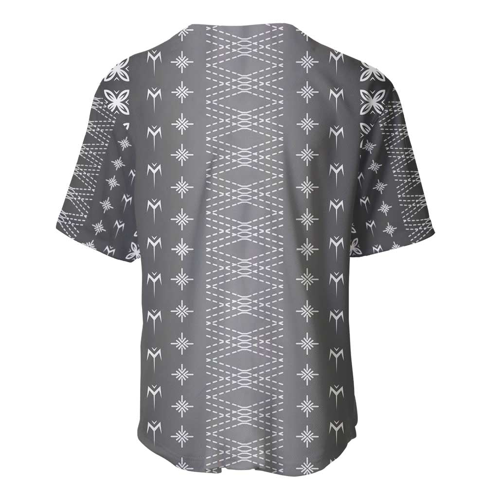 Black Samoa Malu Tattoo Inspired Baseball Jersey - Polynesian Pride