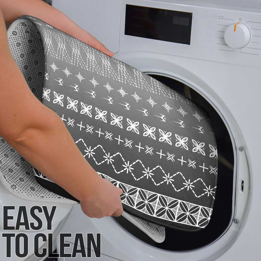 Black Samoa Malu Tattoo Inspired Bathroom Set - Polynesian Pride