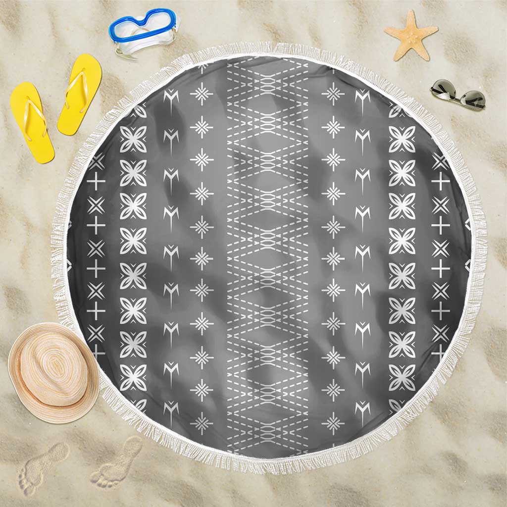 Black Samoa Malu Tattoo Inspired Beach Blanket - Polynesian Pride